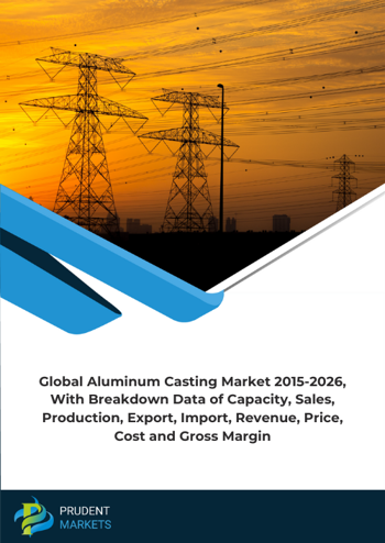 Global Aluminum Casting Market 2015-2026, With Breakdown Data of Capacity, Sales, Production, Export, Import, Revenue, Price, Cost and Gross Margin