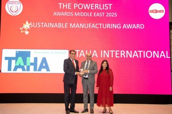 Taha International Honoured with Power List Awards Middle East 2025 for Excellence in Sustainable Manufacturing