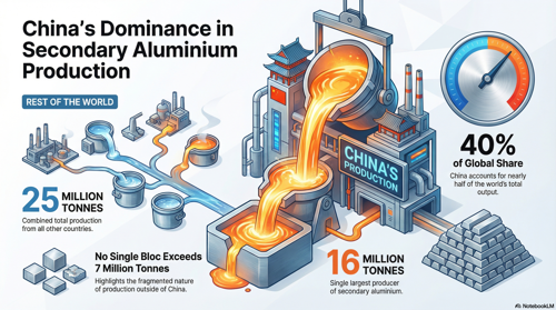 China wins the race against the US in aluminium recycling output, capacity and expansion