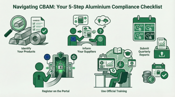 CBAM compliance: A checklist for importers in the European aluminium market