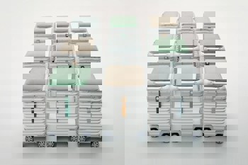 RIMOWA & Vitra collaborated to launch a luggage-like aluminium stool