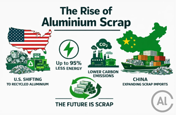 Growing aluminium scrap consumption in China leads to a 5-year high import – Is this mirroring the US journey from primary to scrap?