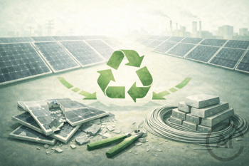Why is solar panel recycling a key concern in the evolving industrial landscape?