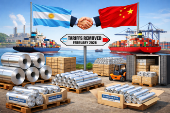 Why did Argentina end anti-dumping duties on Chinese aluminium foils, while the decision on aluminium tubes remains pending?