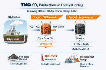Netherlandish scientists proposed metal oxide-based technology for the deep purification of CO2 from CO