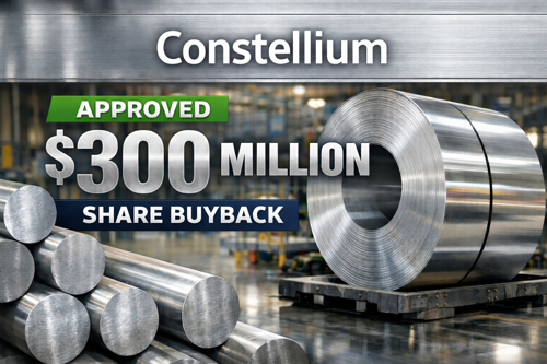Constellium authorises $300M on share buyback authorised by the board till December 2028