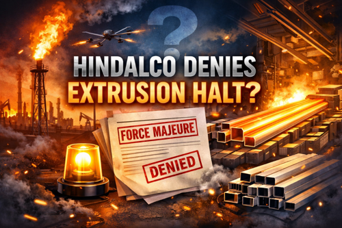 Hindalco refuses the notice of the halt of its aluminium extruded production
