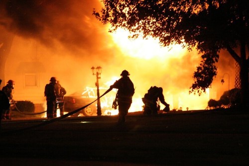 Fire damages aluminium facility and residential building in Oyo