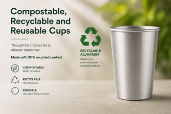 Eco-Products introduces new lineup of compostable, recyclable and reusable cups
