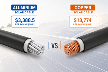 Aluminium over copper solar cable? FRCABLE’s cost-efficient metal alternative