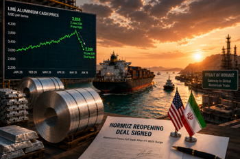 With Hormuz reopening and possibility of 700,000t of aluminium flowing into the market, here's the price outlook for H2 2026
