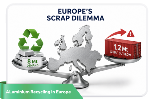 Can Europe secure 1Mt+ aluminium scrap for circularity goals while maintaining global competitiveness?