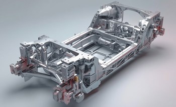 University of Sheffield designed advanced cast aluminium subframes cut vehicle weight by up to 35%