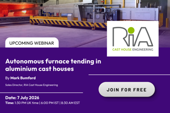 Only one week left: Join the webinar on autonomous furnace tending for aluminium cast houses