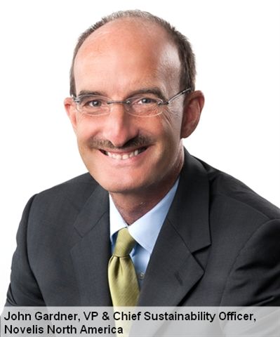 “Not only is recycling environment-friendly; it’s also smart for business”: John Gardner, VP and Chief Sustainability Officer for Novelis